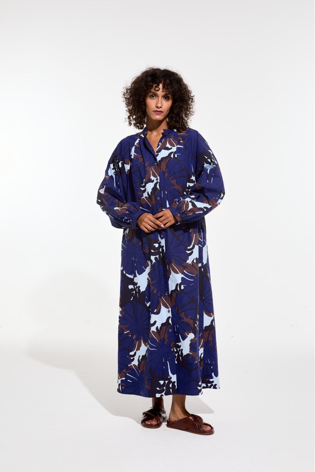 Blue Eulalie Pavot Dress