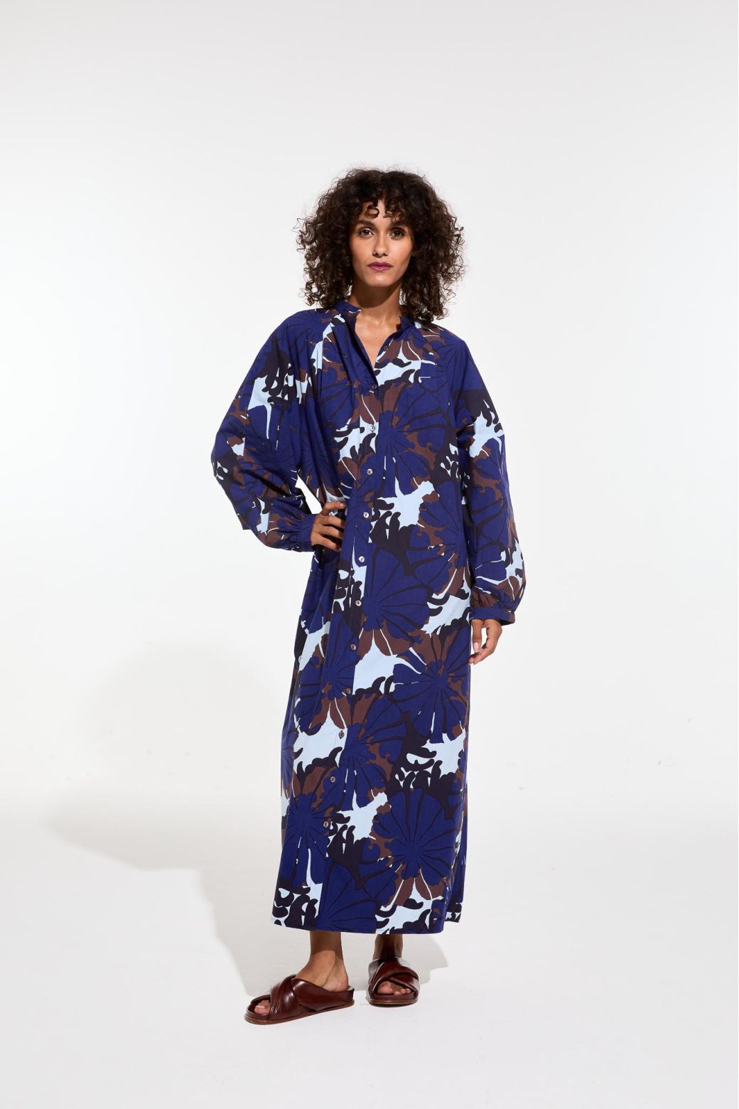 Blue Eulalie Pavot Dress