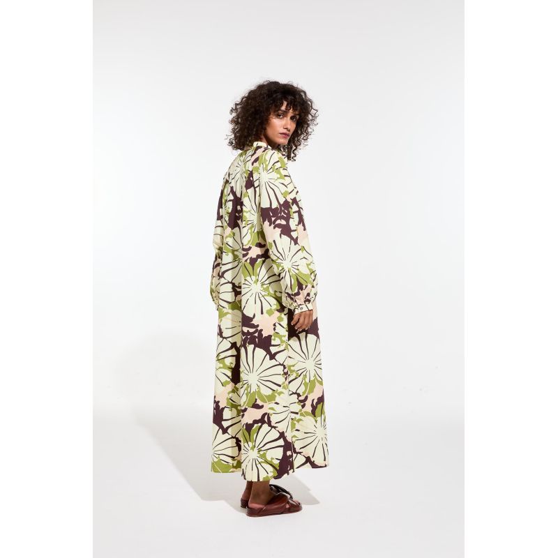 Rose Khaki Eulalie Pavot Dress