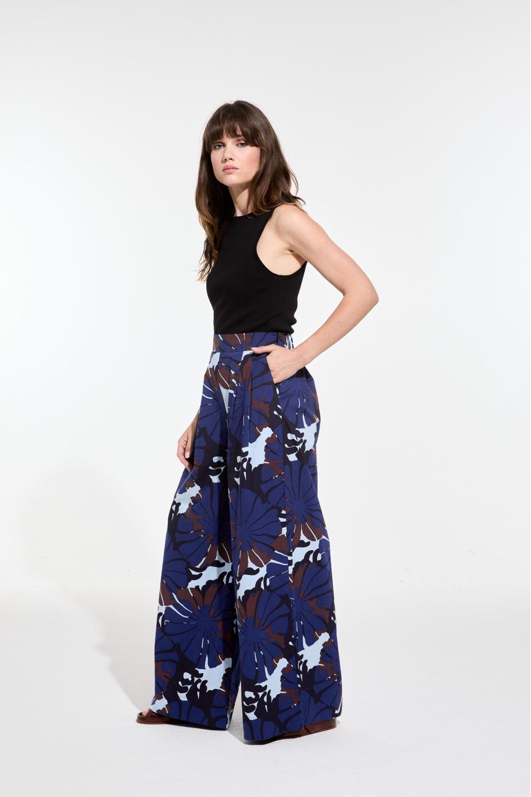 Pantalon Penelope Pavot Bleu