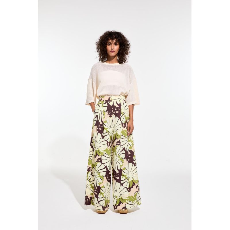 Pantalon Penelope Pavot Kaki Rose