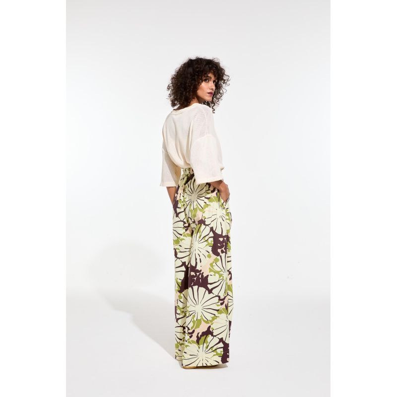 Pantalon Penelope Pavot Kaki Rose