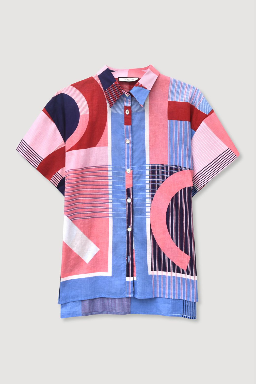 Red Blue Andrew Ta Poesie Shirt