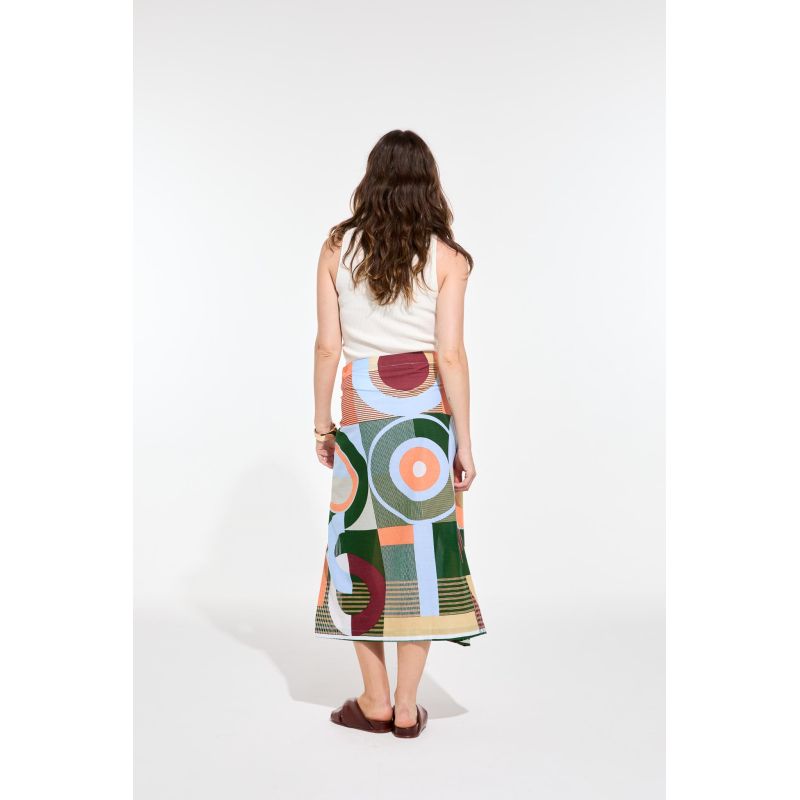 Coral Cloud Olga Reve Ta Poesie Skirt