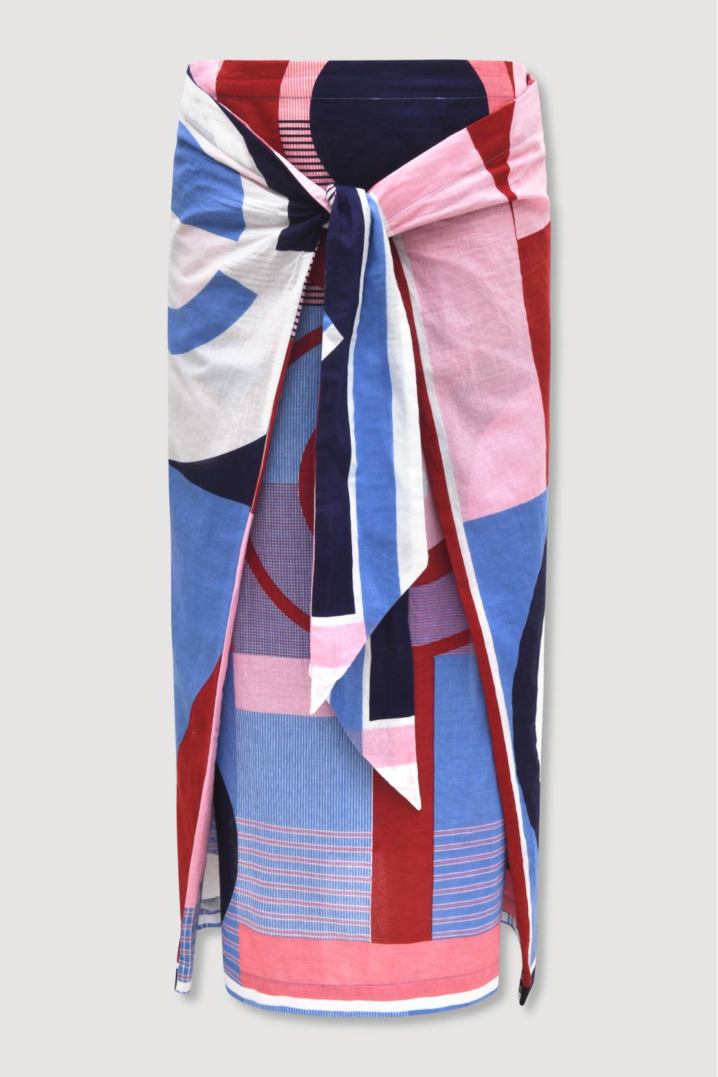 Red Blue Olga Reve Ta Poesie Skirt