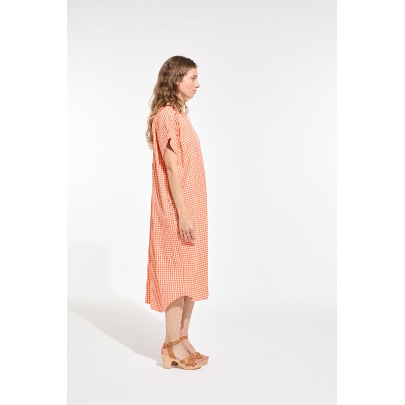 Orange Noto Freesia Dress