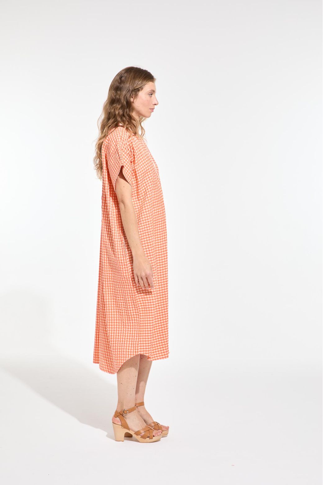 Orange Noto Freesia Dress