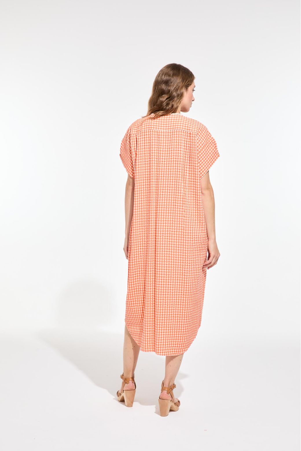 Orange Noto Freesia Dress