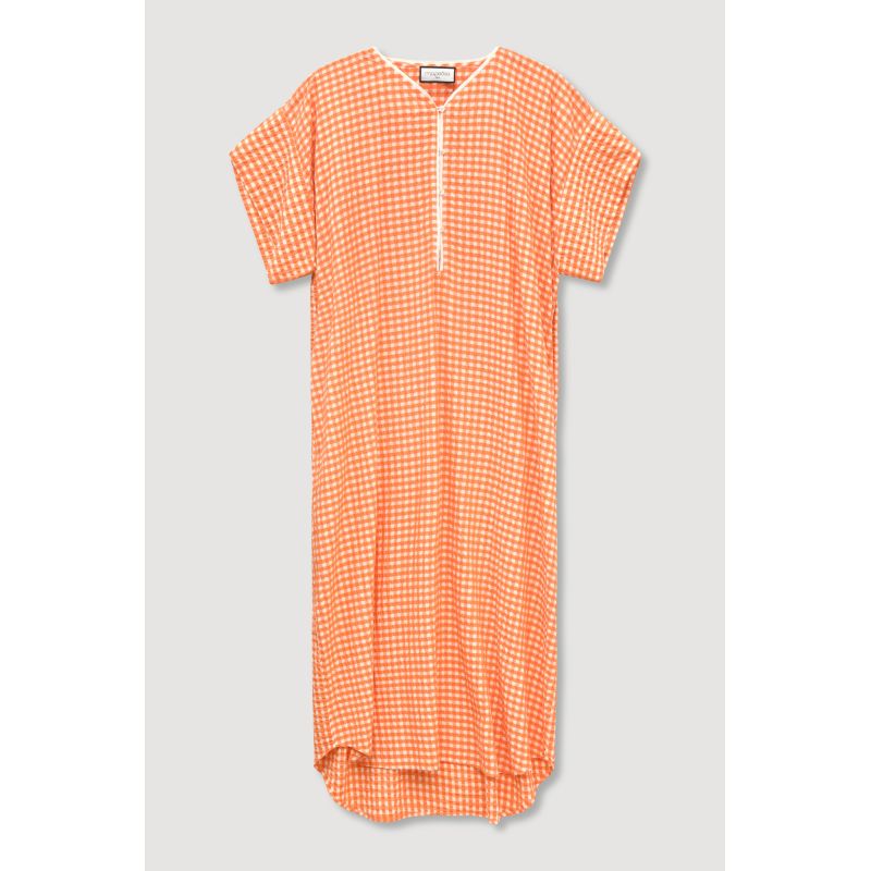 Orange Noto Freesia Dress
