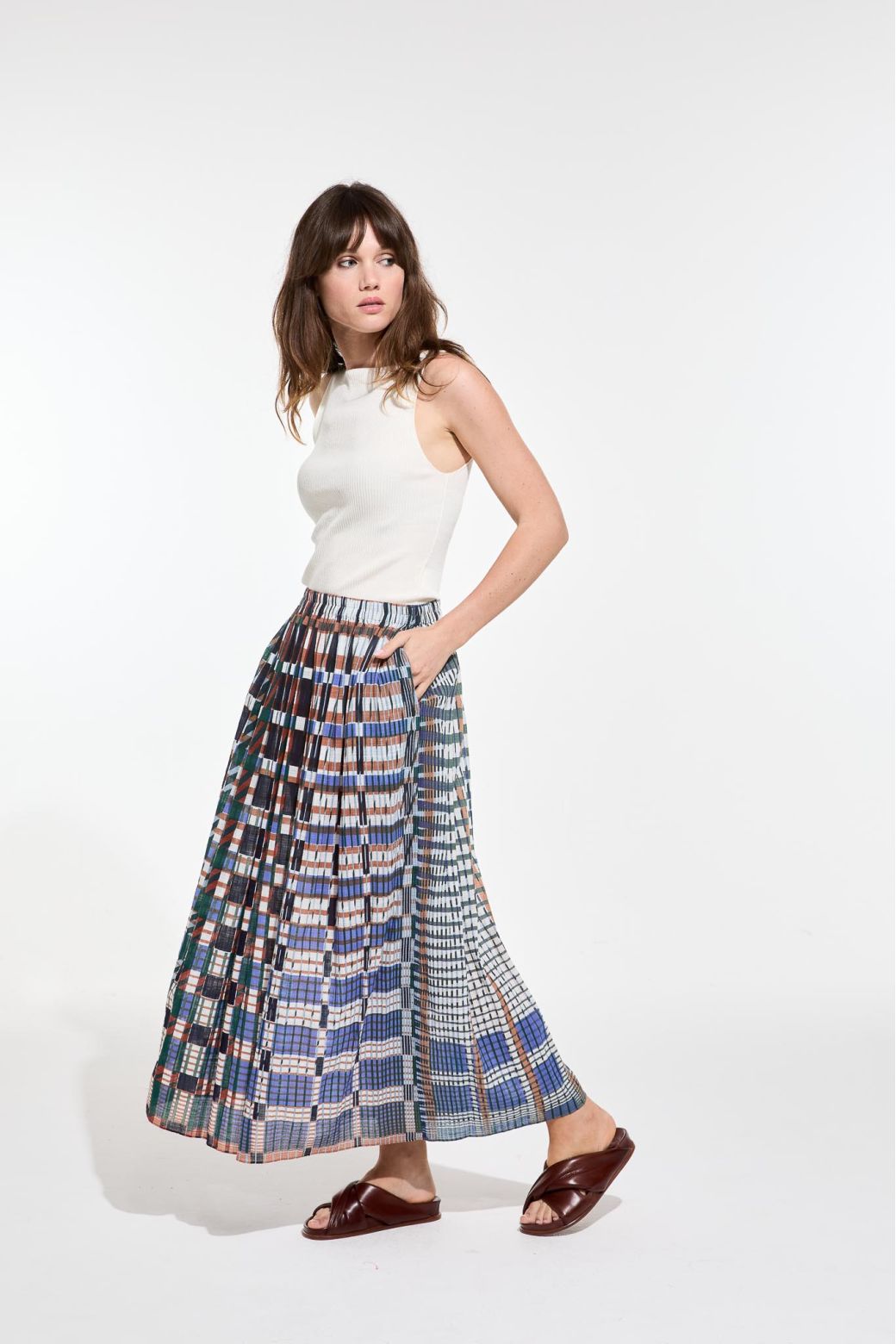 Jupe Romeo Utopie Bleu