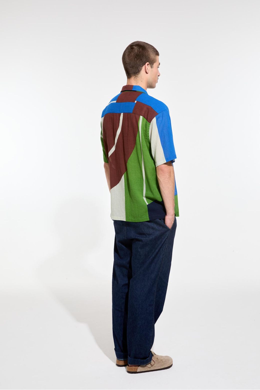 Chemise Homy Liane Bleu Vert