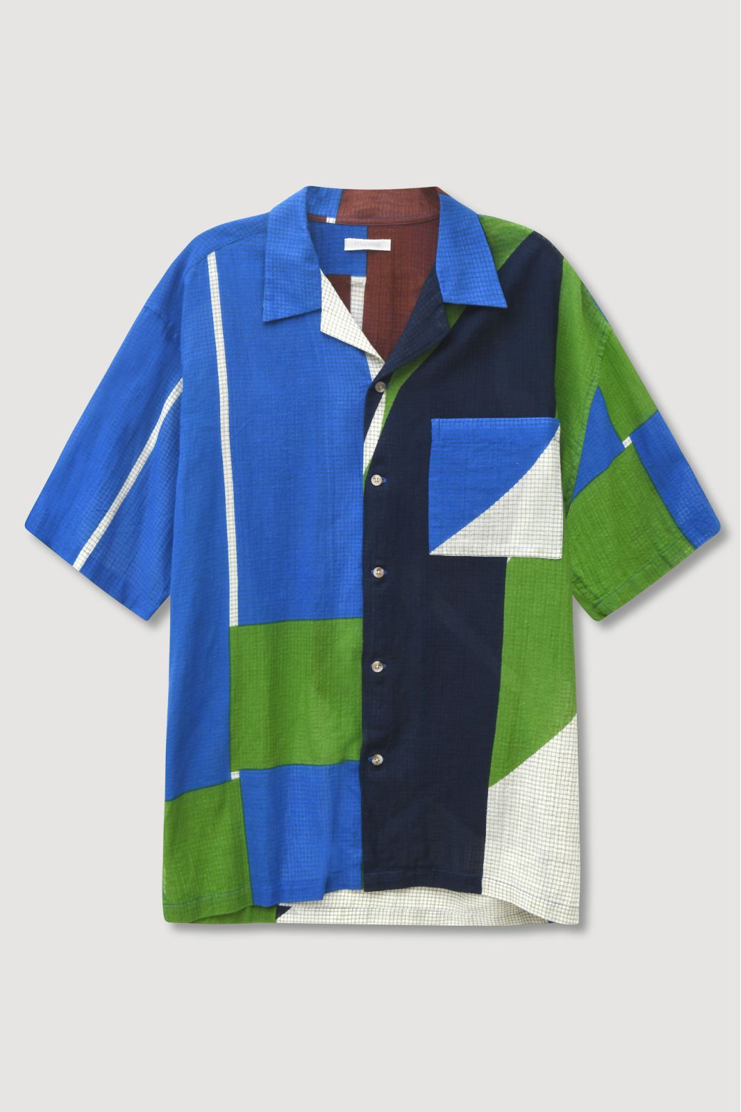 Chemise Homy Liane Bleu Vert