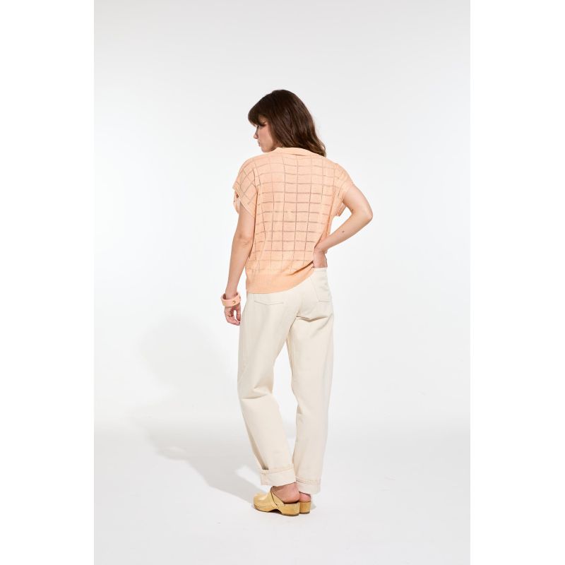 Peach Emma Salva Polo