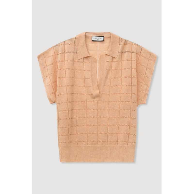 Peach Emma Salva Polo