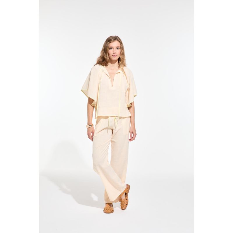 Pantalon Max Zephyr Ecru