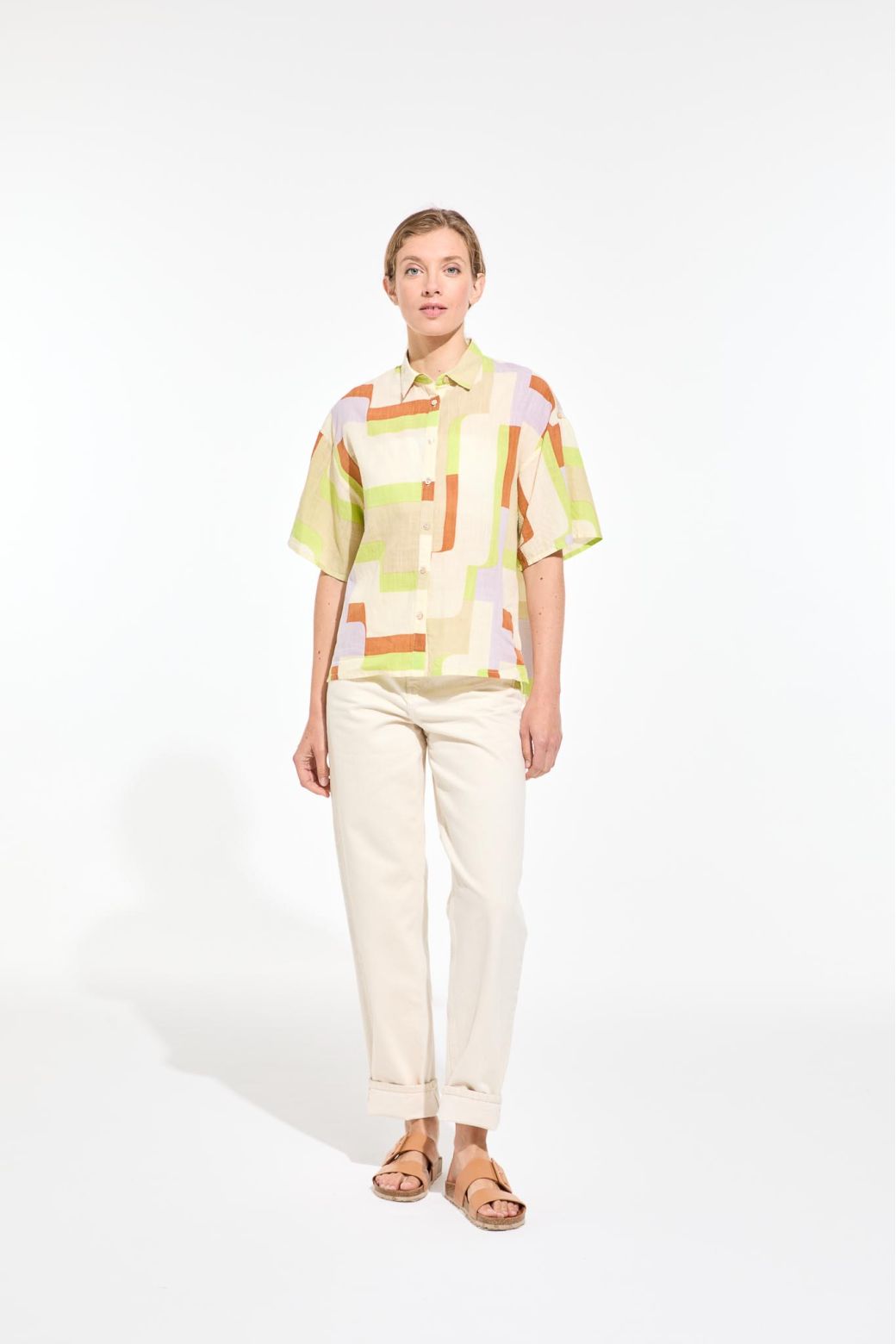 Chemise Andrew Arum Craie