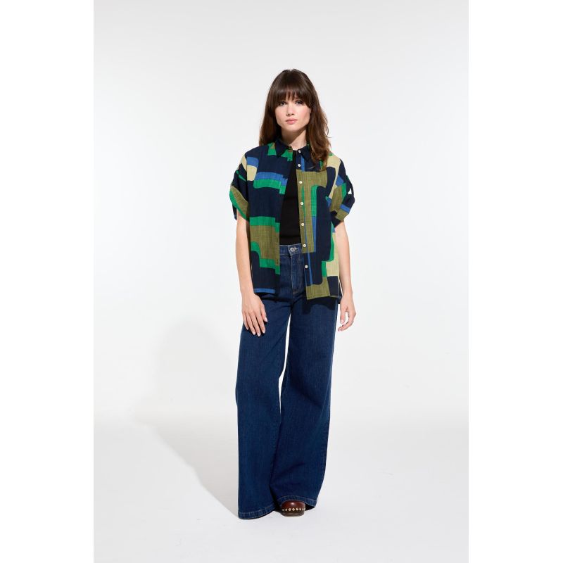 Chemise Andrew Arum Vert