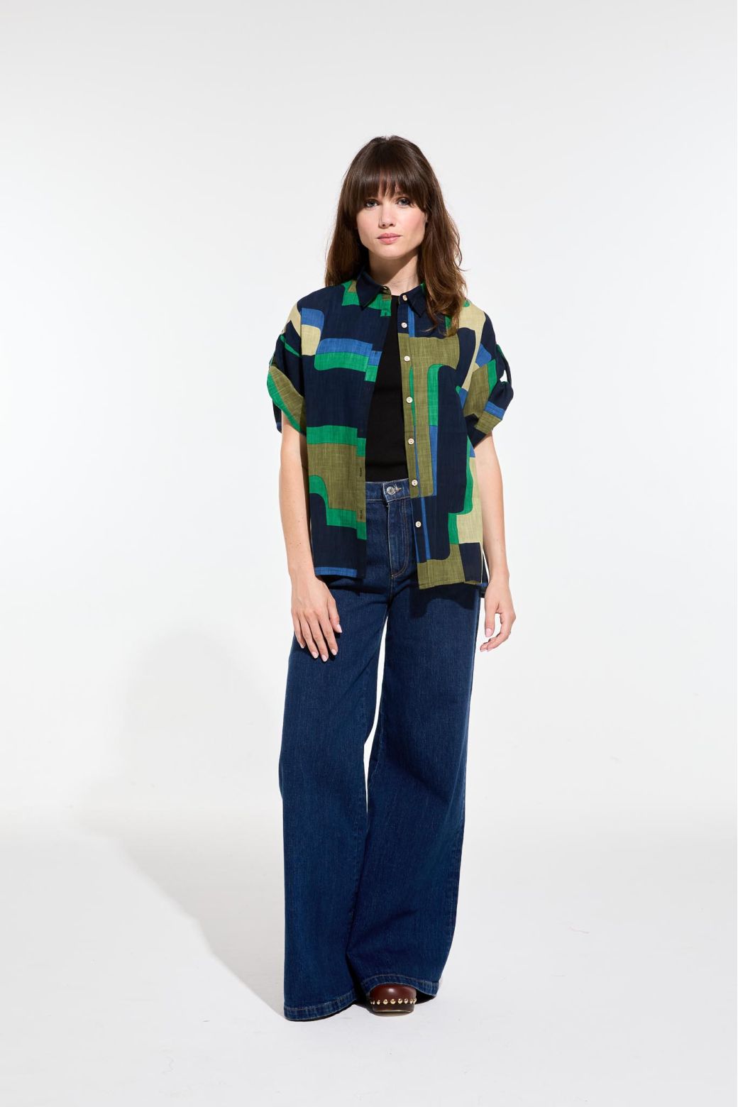 Chemise Andrew Arum Vert