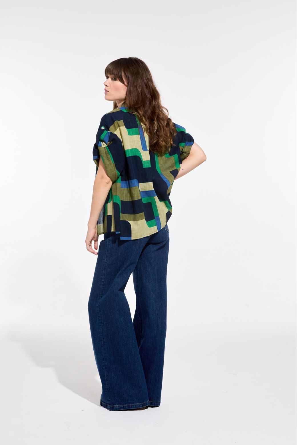 Chemise Andrew Arum Vert