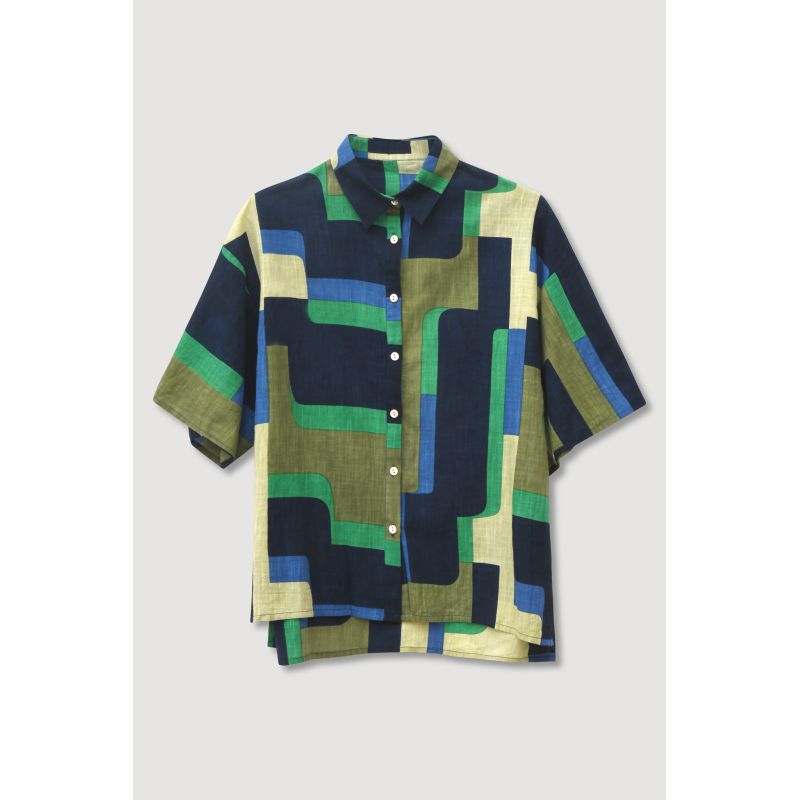 Chemise Andrew Arum Vert