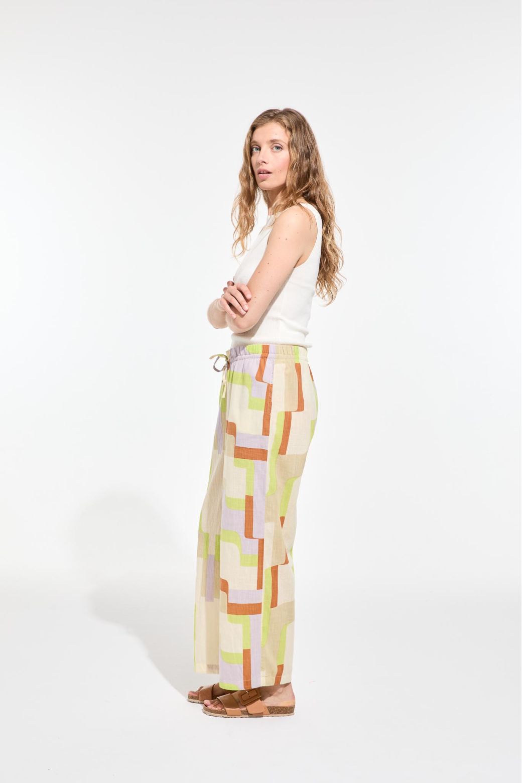 Pantalon Max Arum Craie