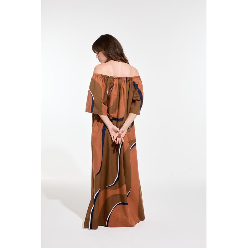 Terracotta Palao Madone Dress