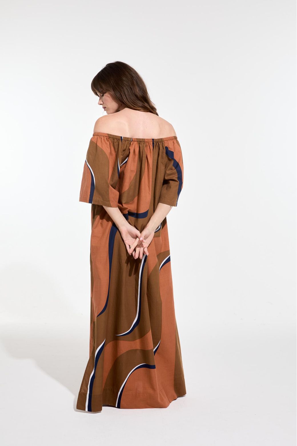 Terracotta Palao Madone Dress