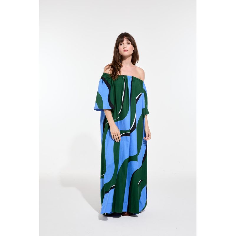 Teal Palao Madone Dress