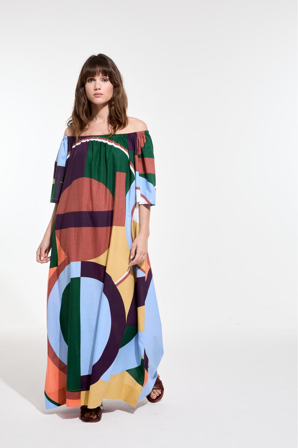 Coral Cloud Palao Poesie Dress