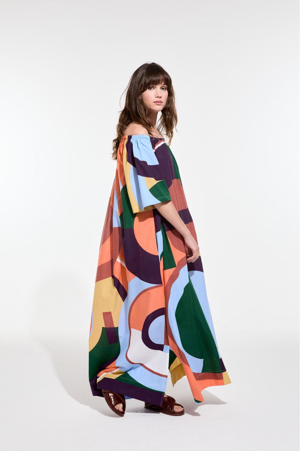 Coral Cloud Palao Poesie Dress