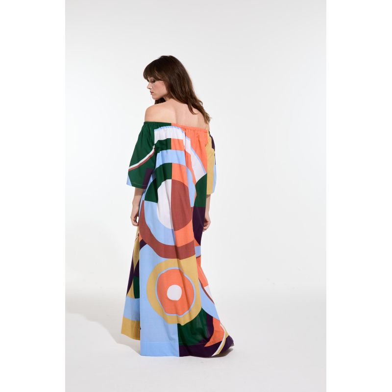 Coral Cloud Palao Poesie Dress