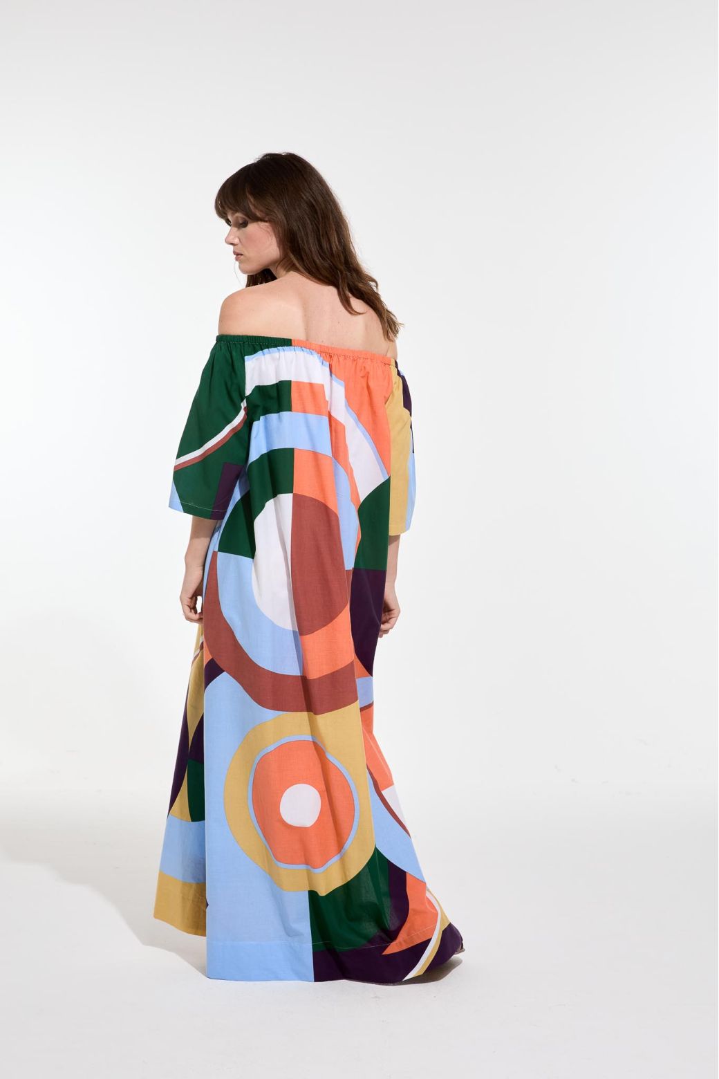 Coral Cloud Palao Poesie Dress