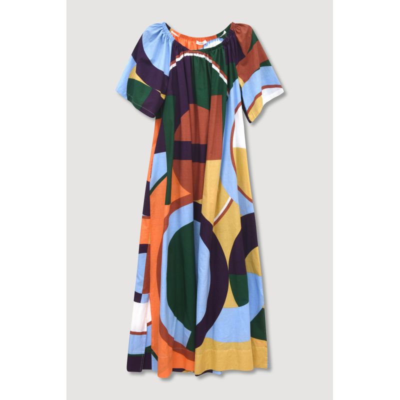 Coral Cloud Palao Poesie Dress