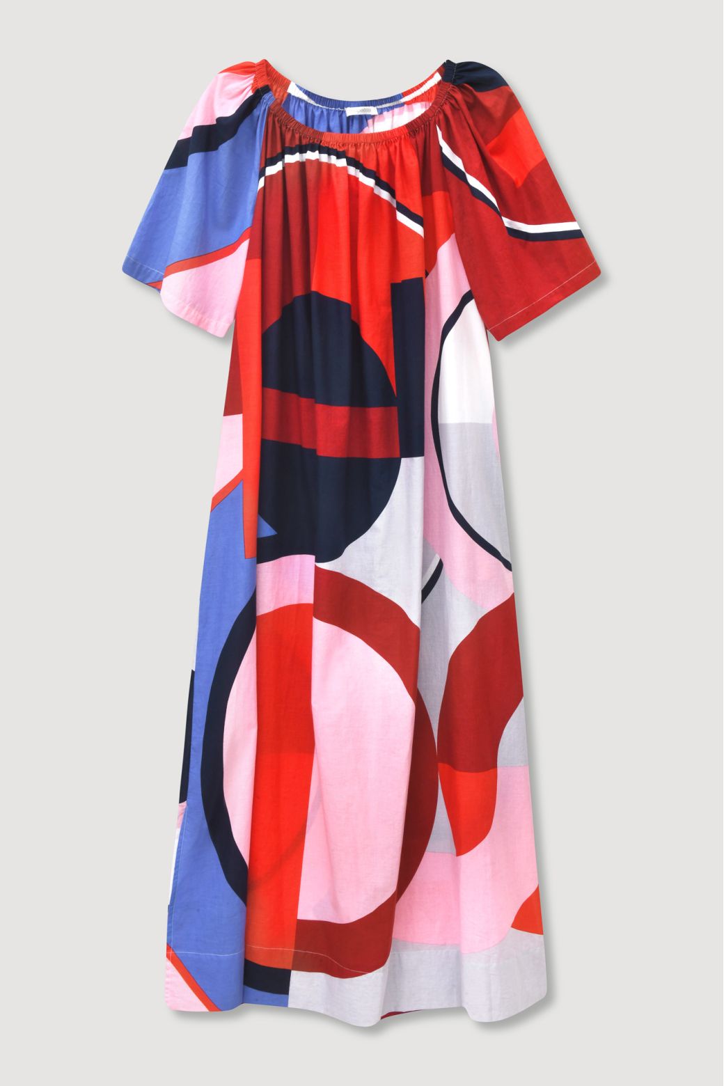 Red Blue Palao Poesie Dress
