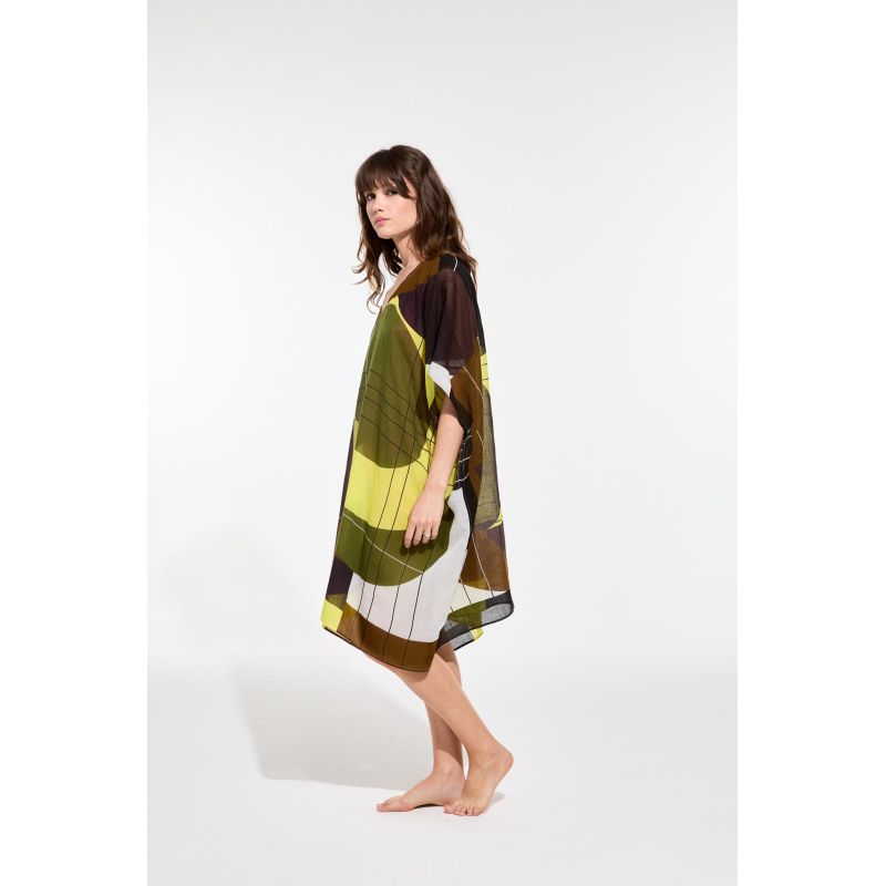 Lime Khaki Elia Forma Dress