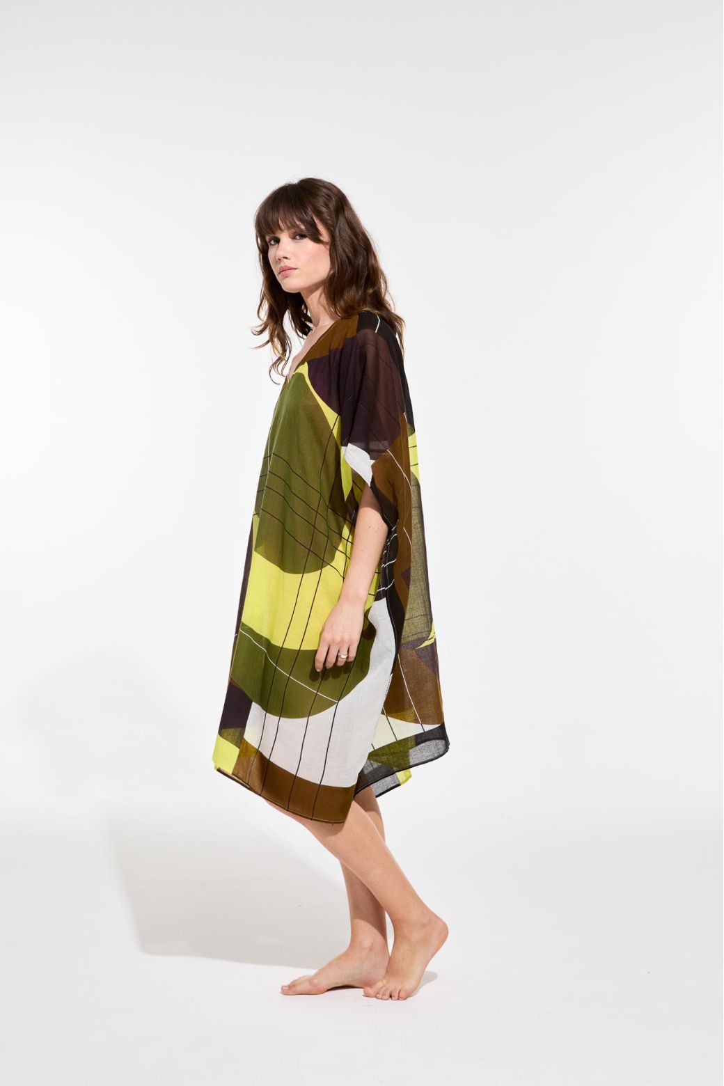 Lime Khaki Elia Forma Dress