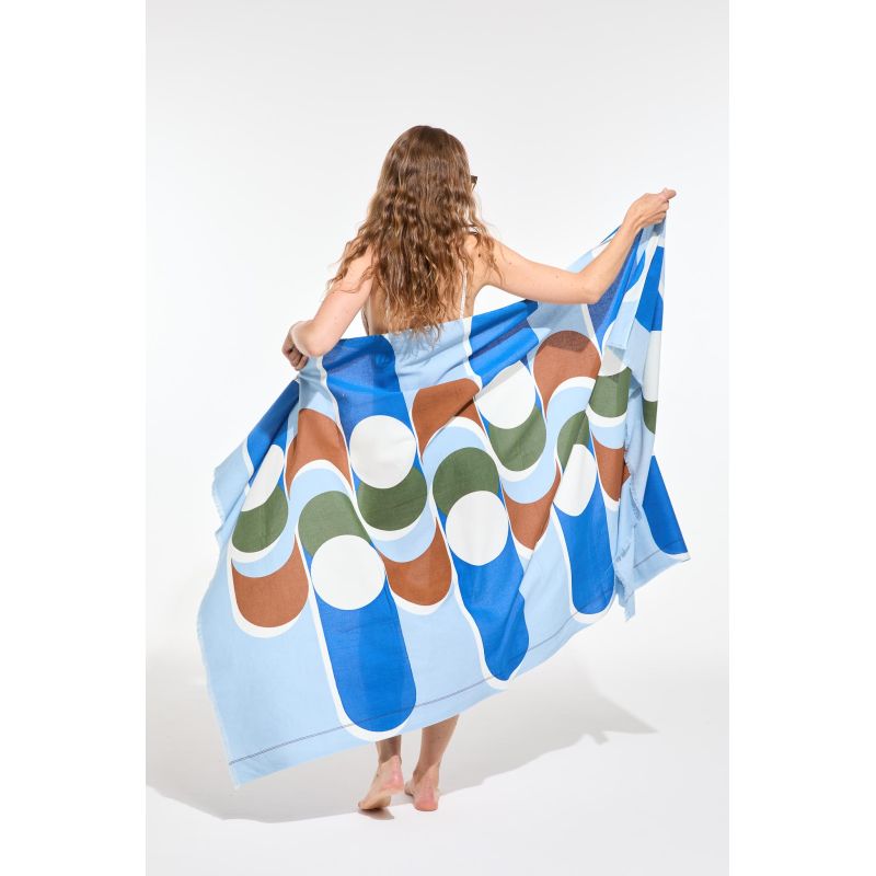 BlueCorolle Beach Towel