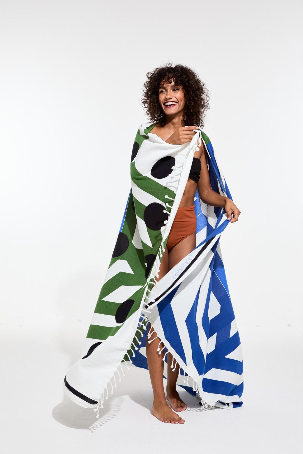 BlueBloom Beach Towel