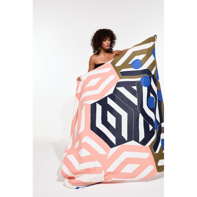 KhakiBloom Beach Towel