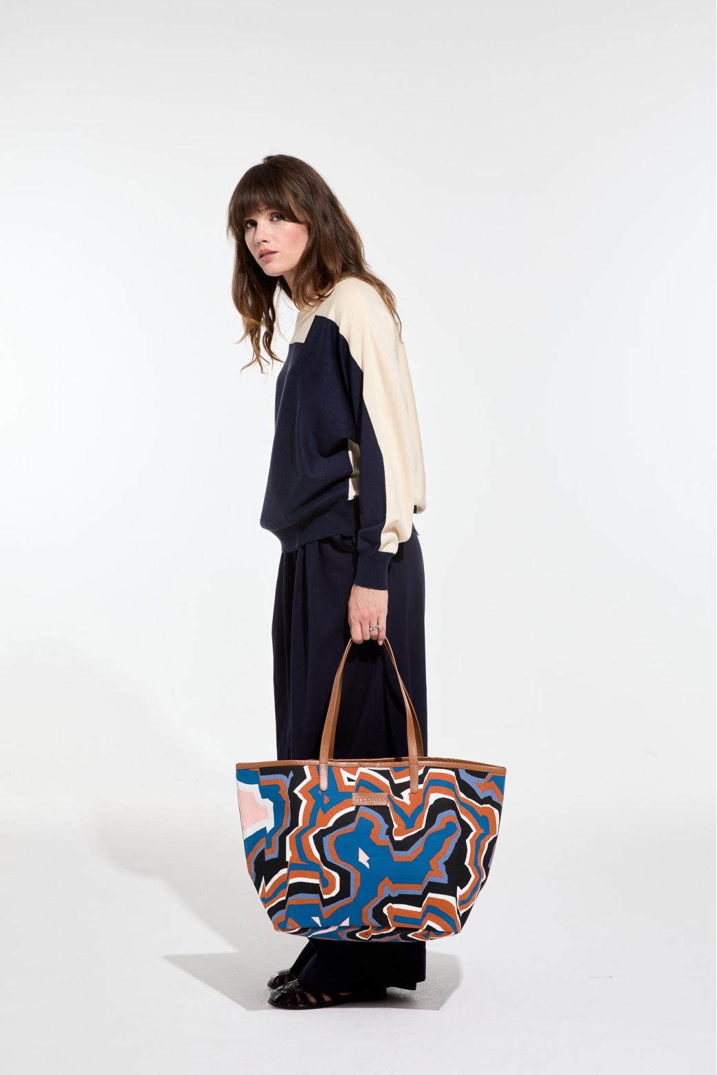 Sac Mirae Agate Gris Bleu