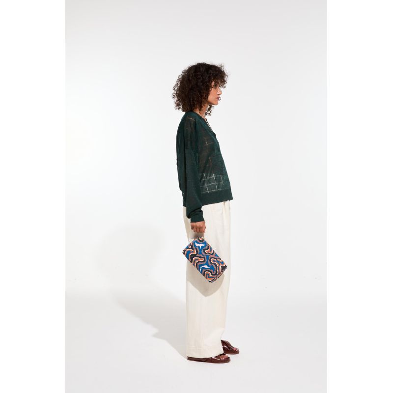 Pochette De Voyage ElbaAgate Gris Bleu