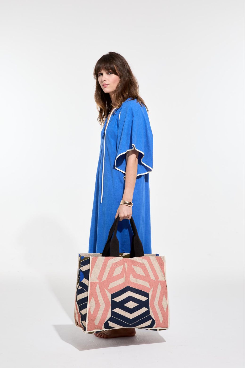 Rose Khaki Barth Bloom Bag