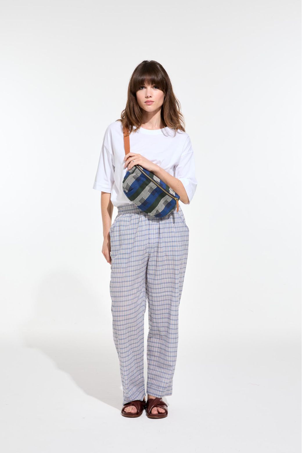 Blue Chiara Pina Bum Bag