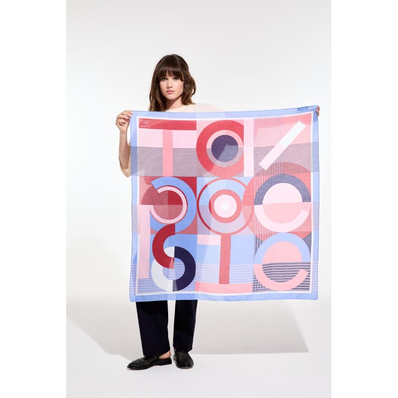 Red Blue Tapoesie Scarf