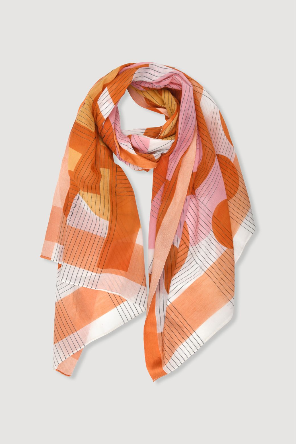 Reddish Pink Lyrique Scarf