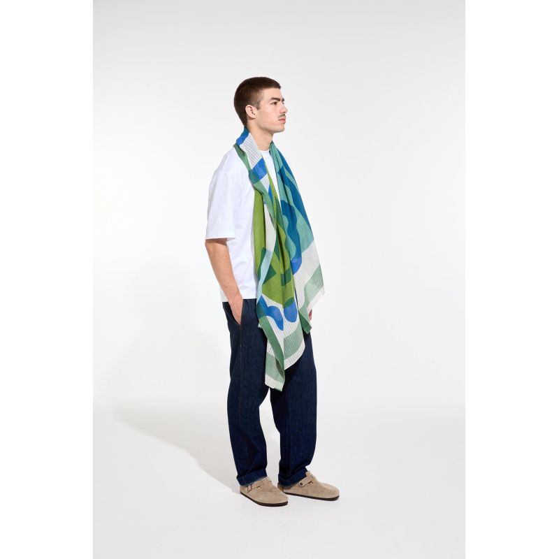 Blue Green Lyrique Scarf