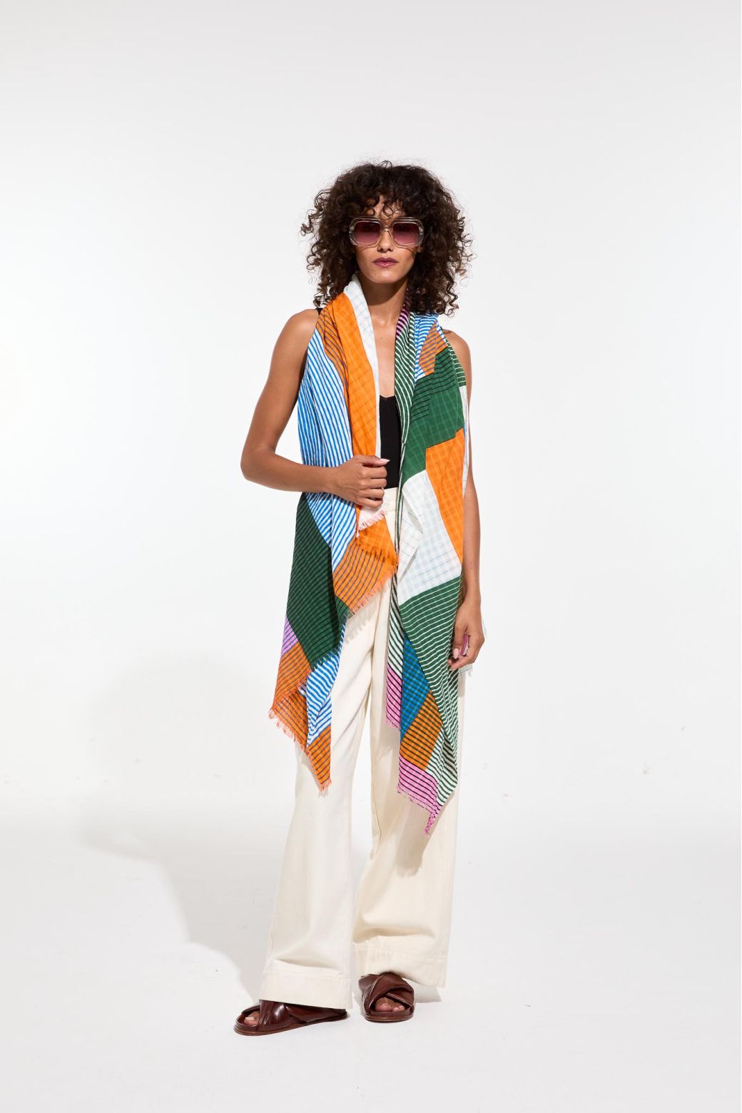 Multicolor Ettore Scarf