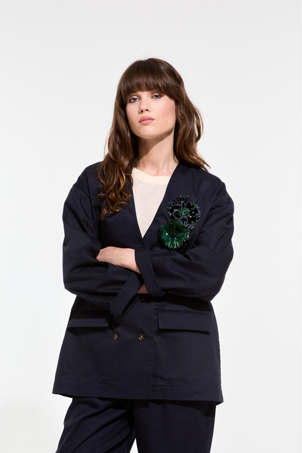 Green Anemone Brooch