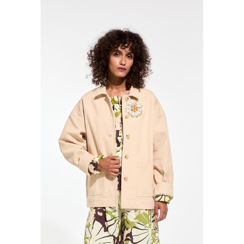 White Anemone Brooch