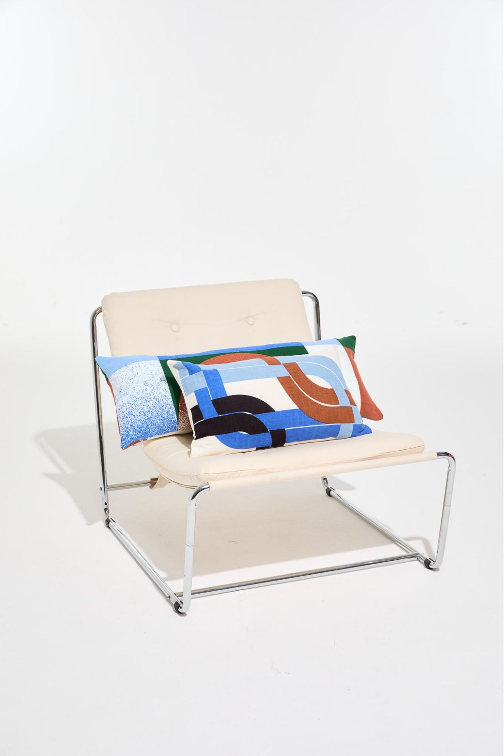 housse de coussinLiane Bleu 30/50 Cm